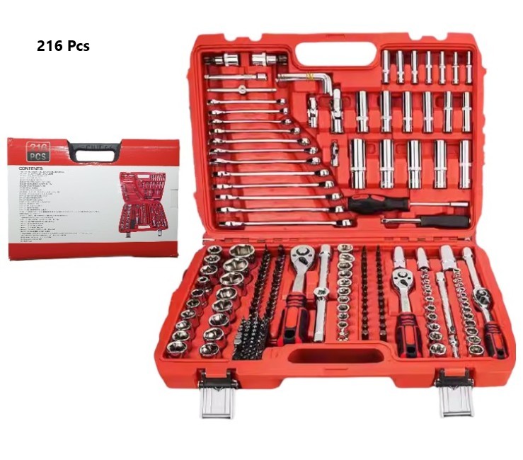 SET DE LLAVE TUBO 216PCS Art. IT130T07