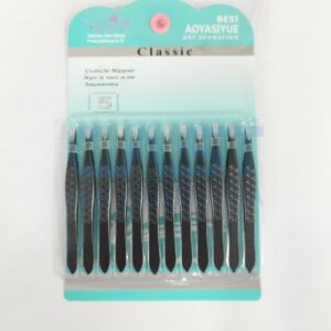 SET DE PINZA {WB140} PUNTA PLANA 12U EN BLISTER Art. CTBLISTER