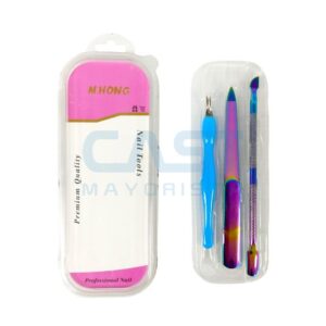 SET REPUJADOR CUTICULA (MAB582) 3 PCS TORNASOLADO Art. CTTORNASOLADO