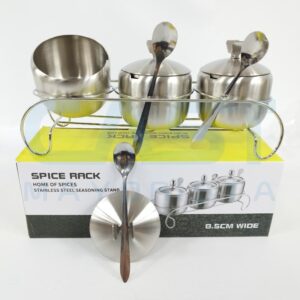 SET X3 AZUCARERA C 3 CUCHARITAS ACERO Art. CTACERO