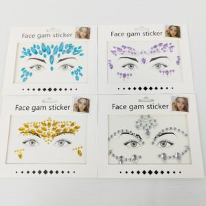 STRASS ADHESIVO (FC117) FACE GEM STICKER PACK X12 Art. CTX12