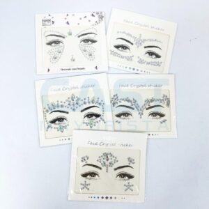 STRASS FACIAL {WA752} GEMA COLORES YB01 PACK X12 Art. CTX12