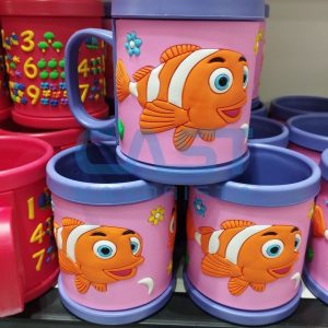 TAZA PLASTICA 3D 300CC PECESITOS Art. CTPECESITOS