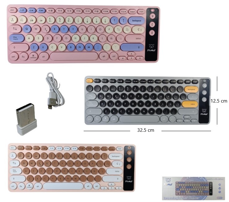 TECLADO INALAMBRICO TIME Art. IT150T08