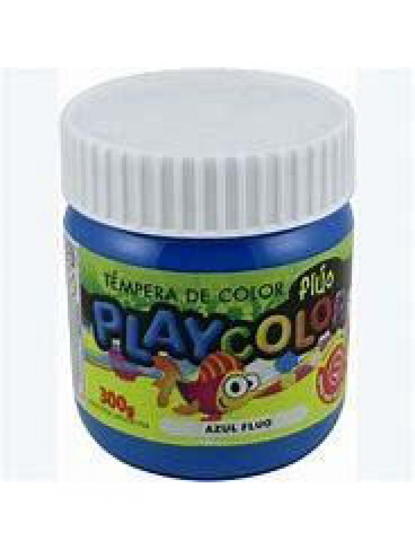 TEMPERA FLUO POTE PLAYCOLOR 250 GR AZUL Art. ML400066