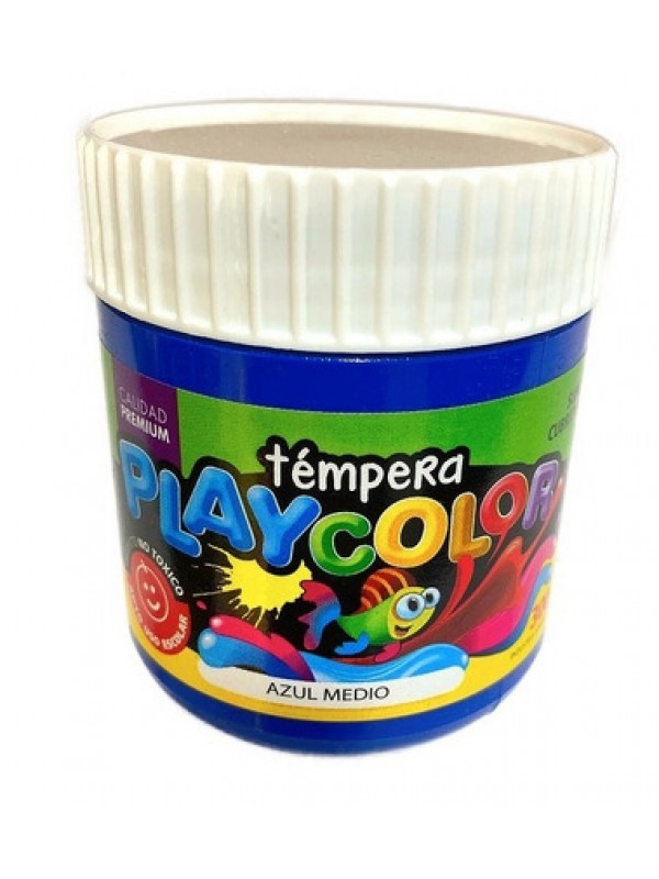 TEMPERA POTE PLAYCOLOR 250 GR AZUL MEDIO Art. ML400058