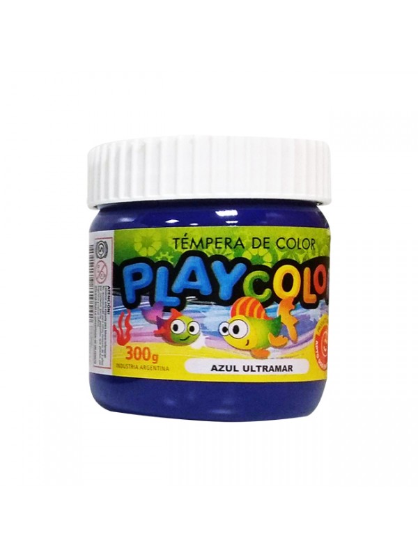 TEMPERA POTE PLAYCOLOR 250 GR AZUL ULTRAMAR Art. ML400060