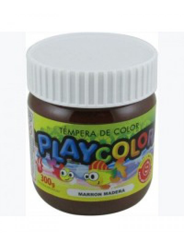 TEMPERA POTE PLAYCOLOR 250 GR MARRON Art. ML400050