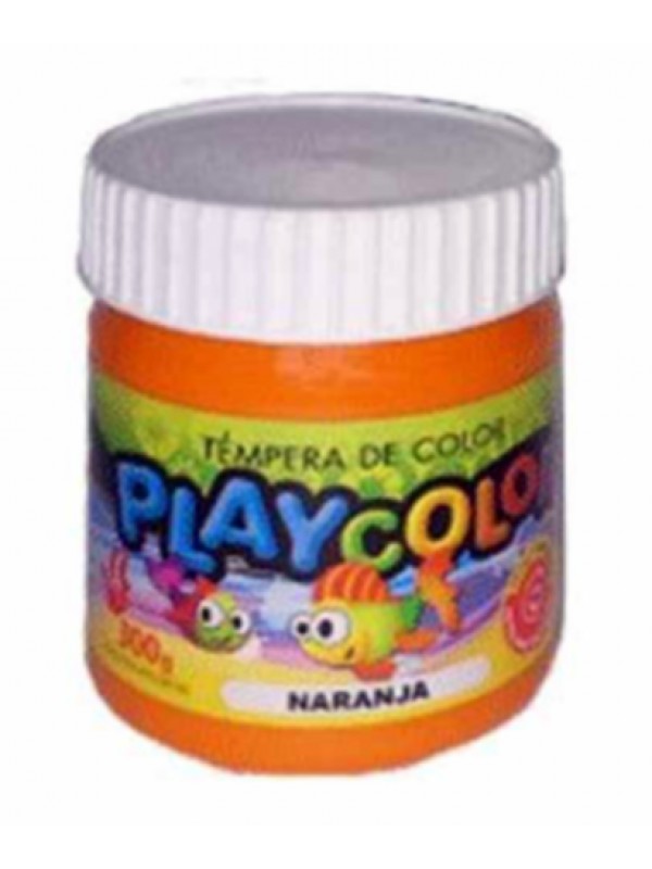 TEMPERA POTE PLAYCOLOR 250 GR NARANJA Art. ML400054