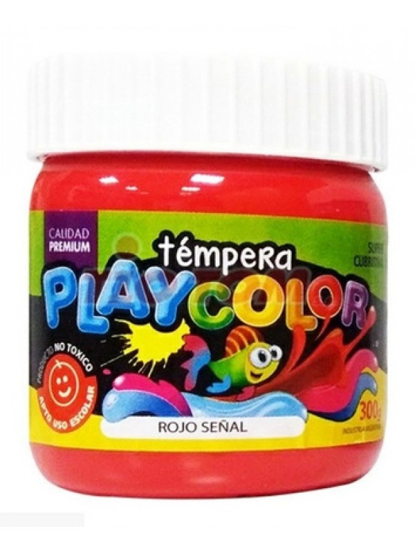 TEMPERA POTE PLAYCOLOR 250 GR ROJO SEAL Art. ML400057