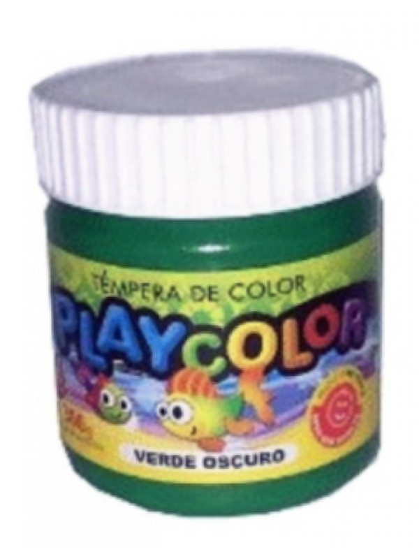 TEMPERA POTE PLAYCOLOR 250 GR VERDE OSCURO Art. ML400056