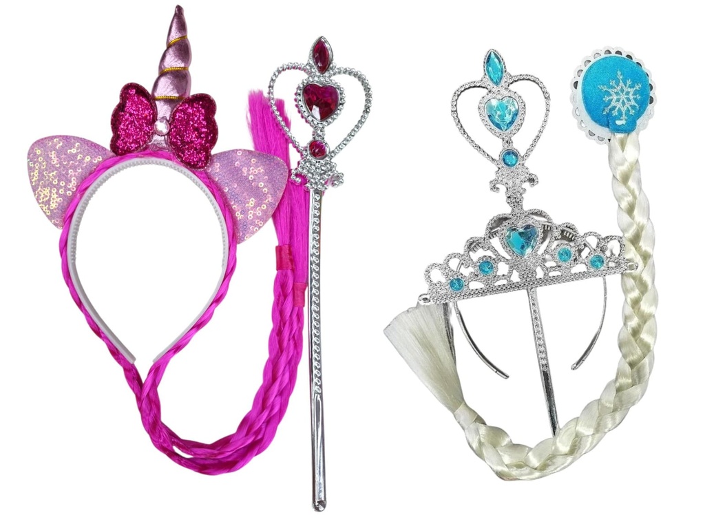TRENZA DE PRINCESA Y UNICORNIO Art. NR512030