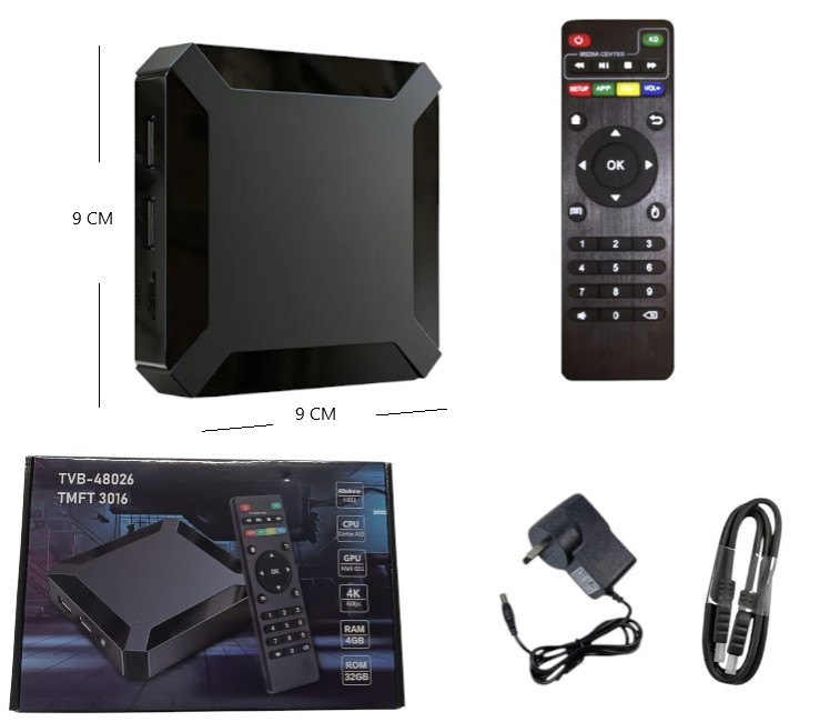 TV BOX SIN MARCA PROCESH313 Art. ITTVB48026