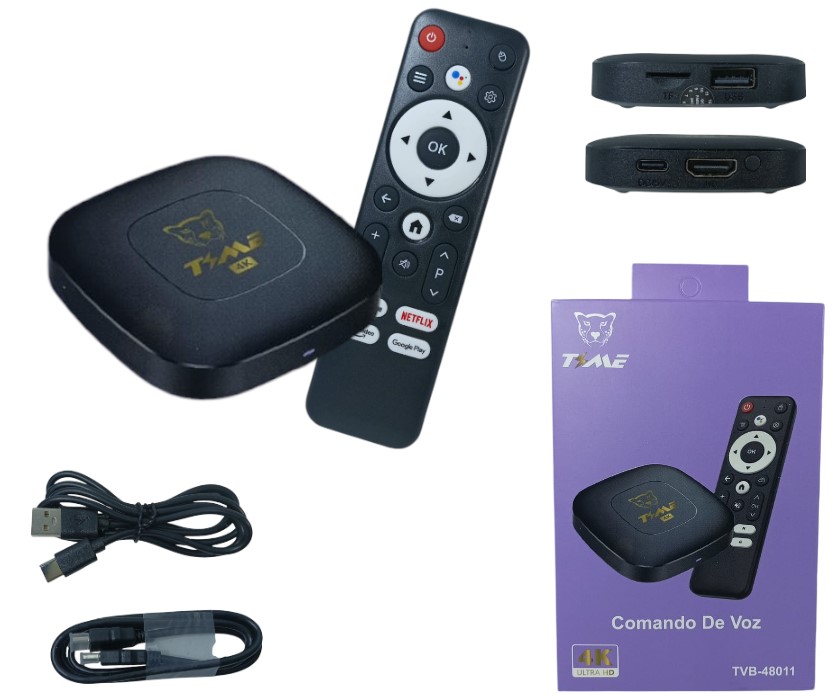 TVB48023 TV BOX WIFI 5G COMANDO DE VOZ Art. ITTVB48011