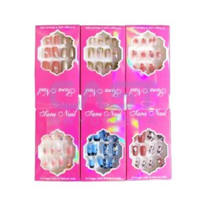 UAS POSTIZAS (MAB566) LARA NAILS PACK X12 Art. CTX12