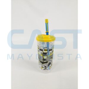 VASO ALTO TAPA C SORBETE BATMAN Art. CTBATMAN