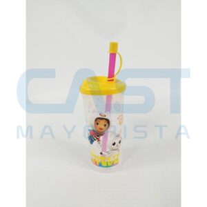 VASO ALTO TAPA C SORBETE GABBY DOLLHOUSE Art. CTDOLLHOUSE