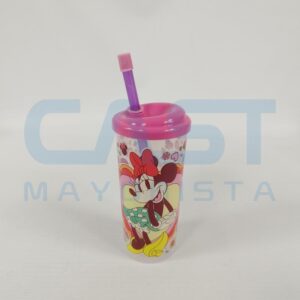 VASO ALTO TAPA C SORBETE MINNIE Art. CTMINNIE