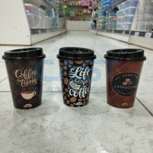VASO CAFE (8989) C TAPA Y PICO 280ML Art. CT280ML