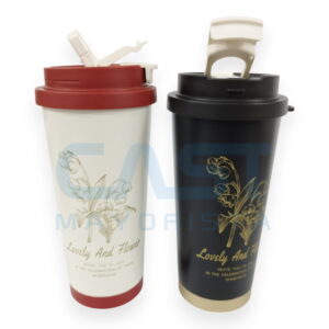 VASO CAFE TERMICO {WA2TER} 500ML LOVELY AND FLOW Art. CTFLOW