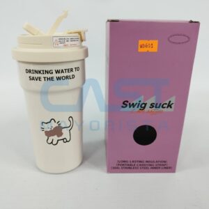 VASO CAFE TERMICO {WD631} 500ML PERRO Y GATO Art. CTGATO
