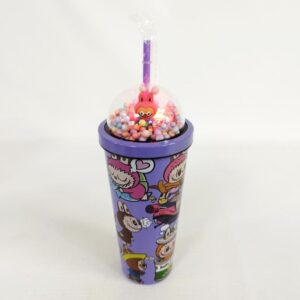 VASO TERMICO C LUZ {WD700} C SORBETE LABUBU Art. CTLABUBU