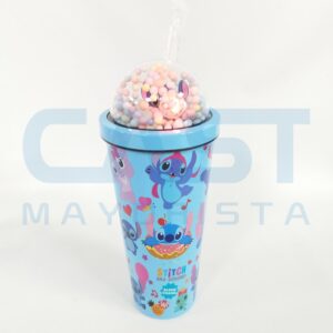 VASO TERMICO C LUZ {WD701} C SORBETE STITCH Art. CTSTITCH
