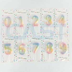 VELA DE NUMERO C GLITTER Art. CTGLITTER