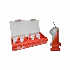 Velas Numerote Futbol x10Un Art. ER21193