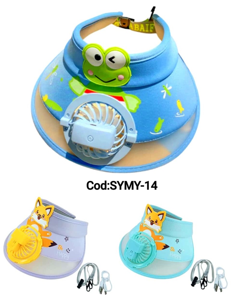 VISERA CON VENTILADOR INFANTIL Art. NRSYMY14