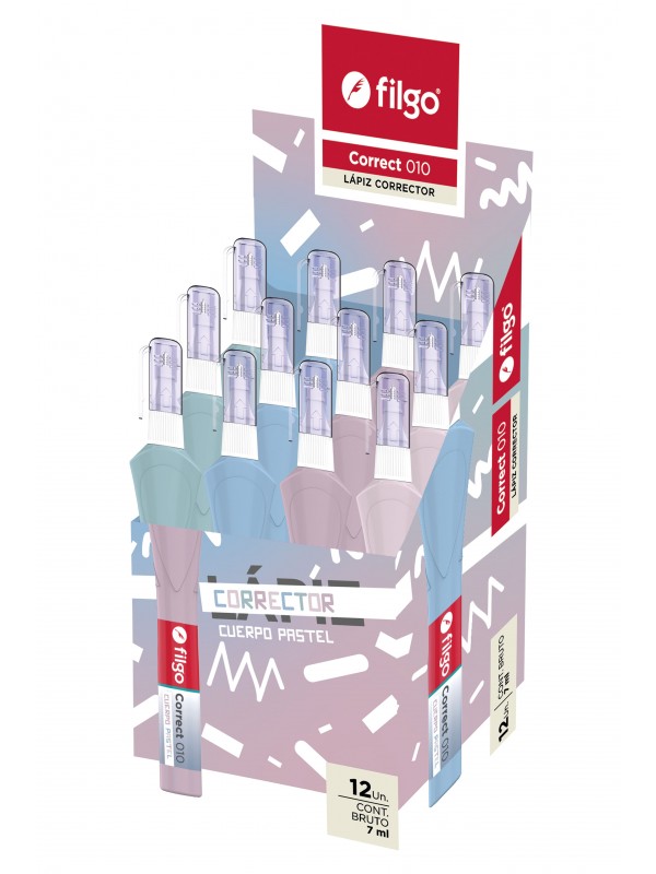x12 CORRECTOR LAPIZ PASTEL FILGO 7ml Art. ML455301
