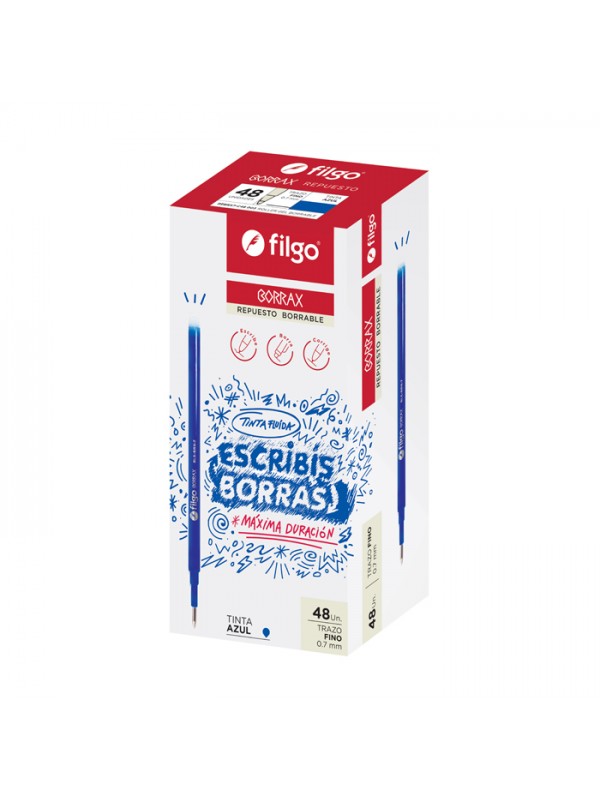 x48 REPUESTO ROLLER BORRABLE RETRACTIL FILGO Art. ML455320