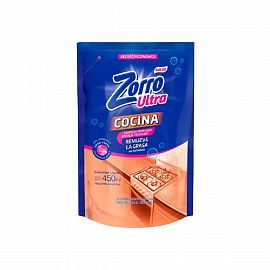 Zorro Antigrasa Limpieza Profunda DoyPack 450ml Art. ER3864