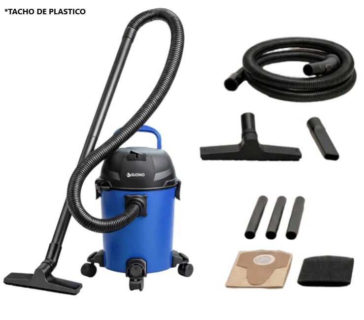 ASPIRADORA DE TACHO 10L 600W (PLASTICO) Art. ITHOG0402AZU