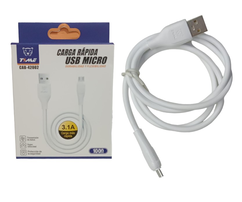 CAB42009 CABLE DATOS USB V8 TIME 31 Art. ITCAB42002
