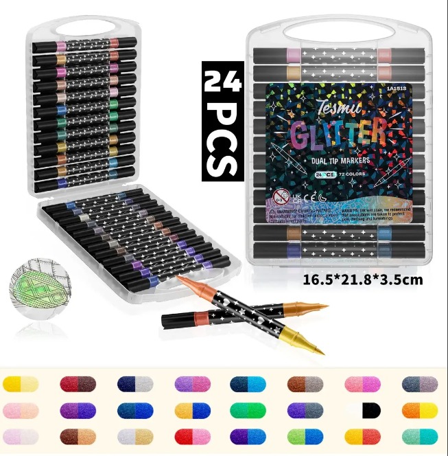MARCADOR CBRILLO X24PCS DOS PUNTA 1403 TL225B Art. ITKM61282