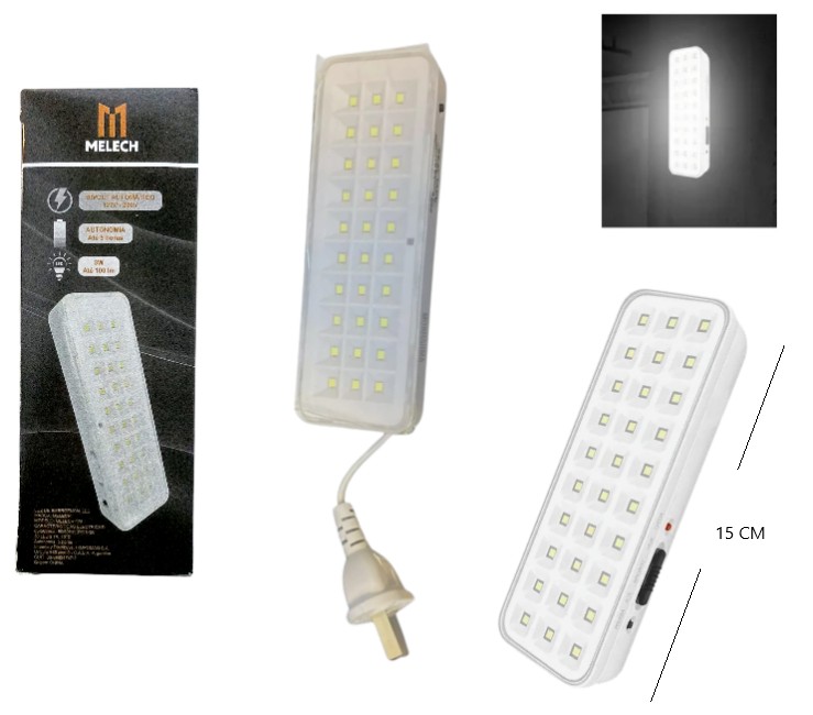 MINI LUZ DE EMERGENCIA 30LED 1200MAH Art. ITMELECH175