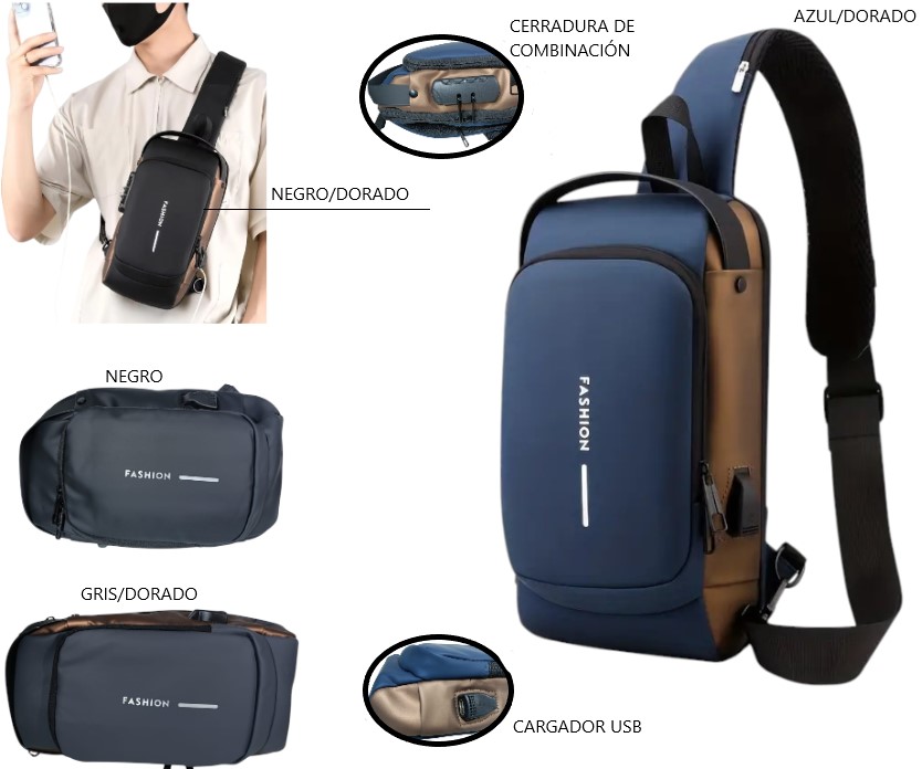 MORRAL BANDOLERA CON CLAVE P260KA Art. ITK7205