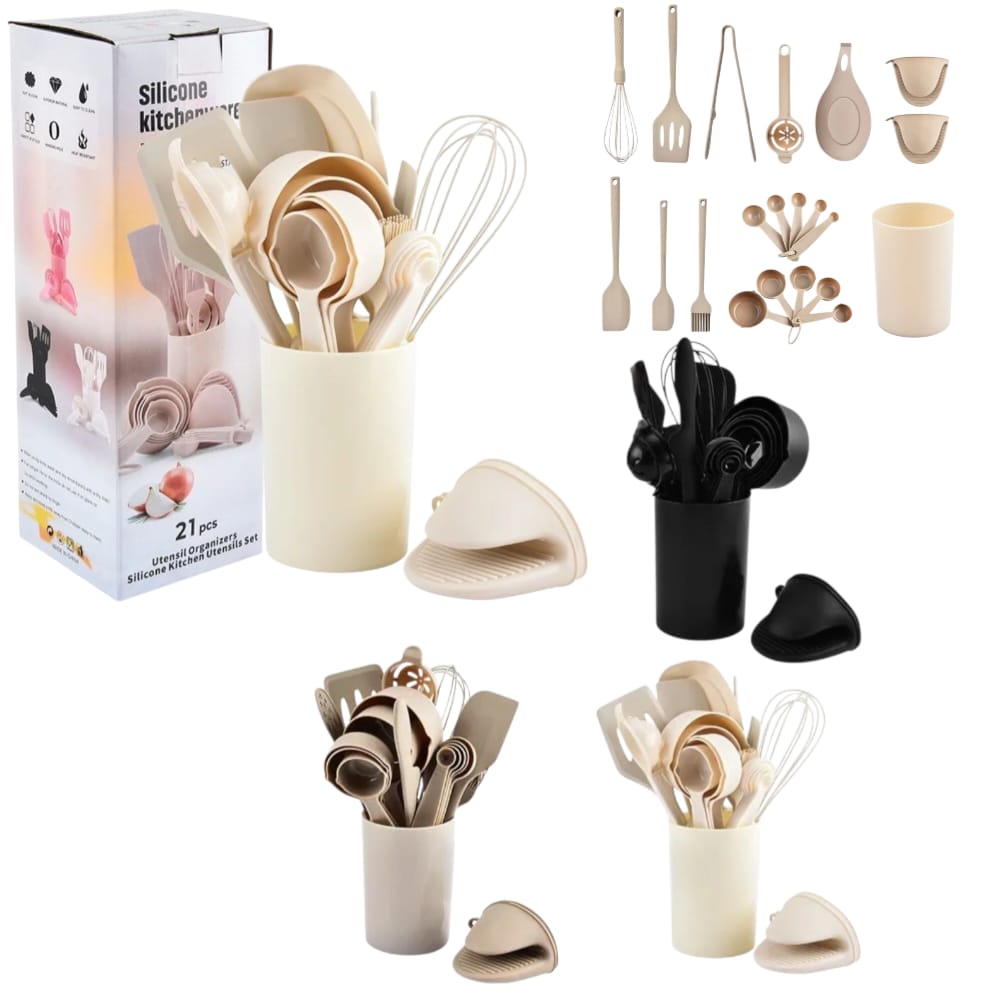 SET UTENSILIO SILICONA X 21PCS Art. ITSS21