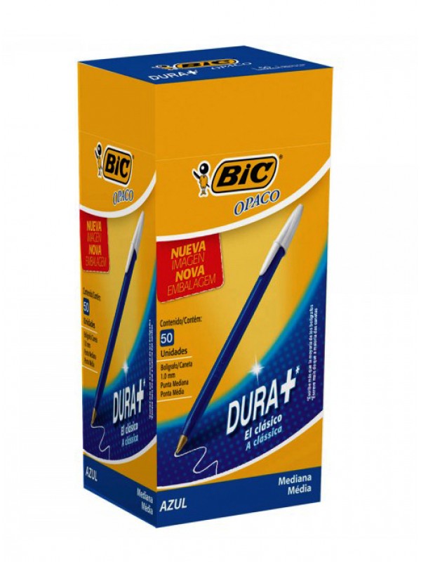[ML321001] x50 BOLIGRAFO BIC OPACO AZUL