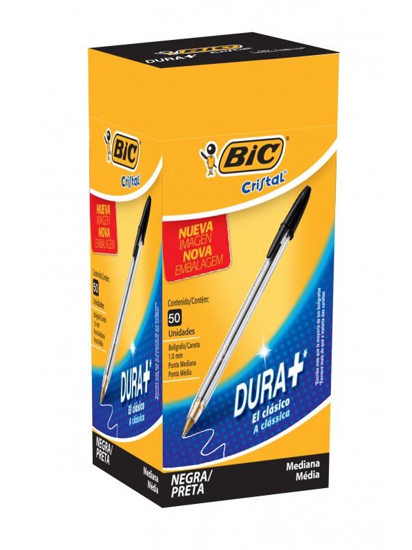 [ML321011] x50 BOLIGRAFO BIC CRISTAL 1 mm NEGRO