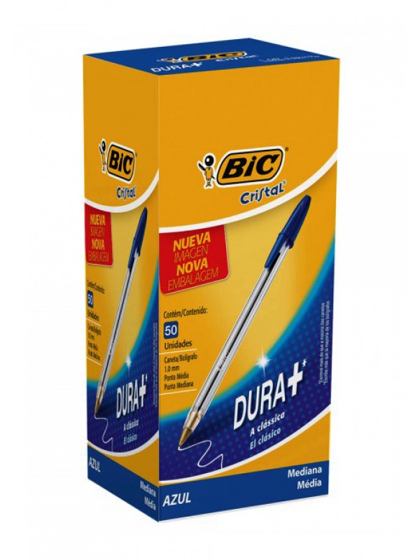 [ML321010] x50 BOLIGRAFO BIC CRISTAL 1 mm AZUL