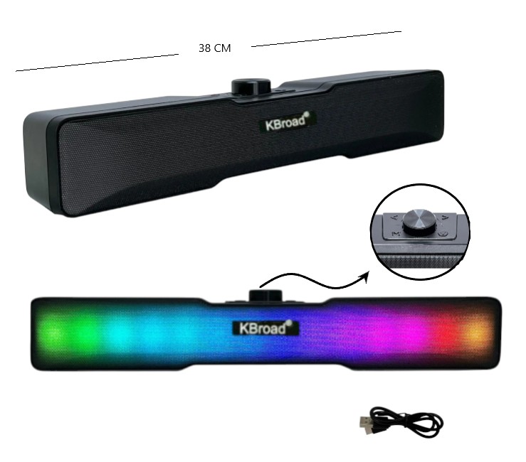 [PREITKTS1968] BARRA PARLANTE PORTATIL RGB