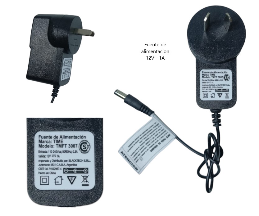 FUENTE POWER 12V 1A (TIRA LED 2835)