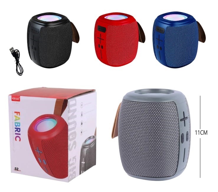 [PREITKTS1677] PARLANTE FABRIC FM/BT/USB