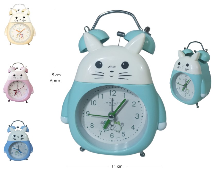 R-121035 RELOJ DESPERTADOR GATITO