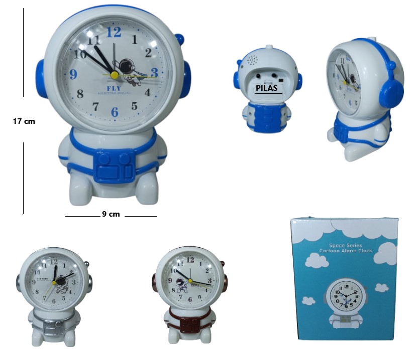 R-121036 RELOJ DESPERTADOR ASTRONAUTA