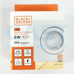SPOT LED 5W ECO EMBUTIR FRIA CUADRADO