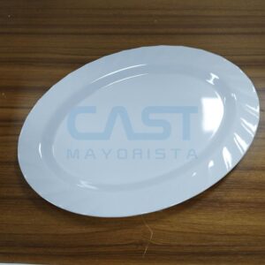 FUENTE OVAL 14″ 35CM BLANCA