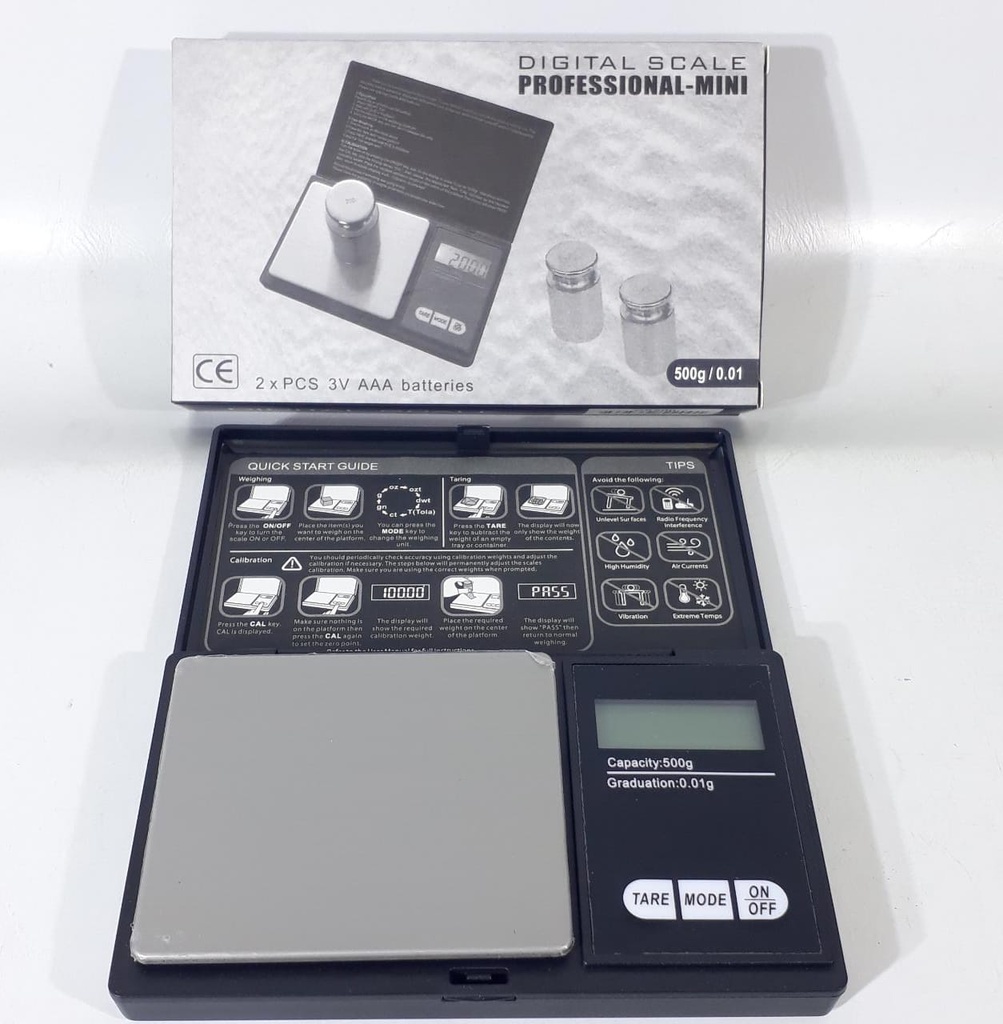 BALANZA GRAMERA DE PRECISION 0.01-500G PM-5001